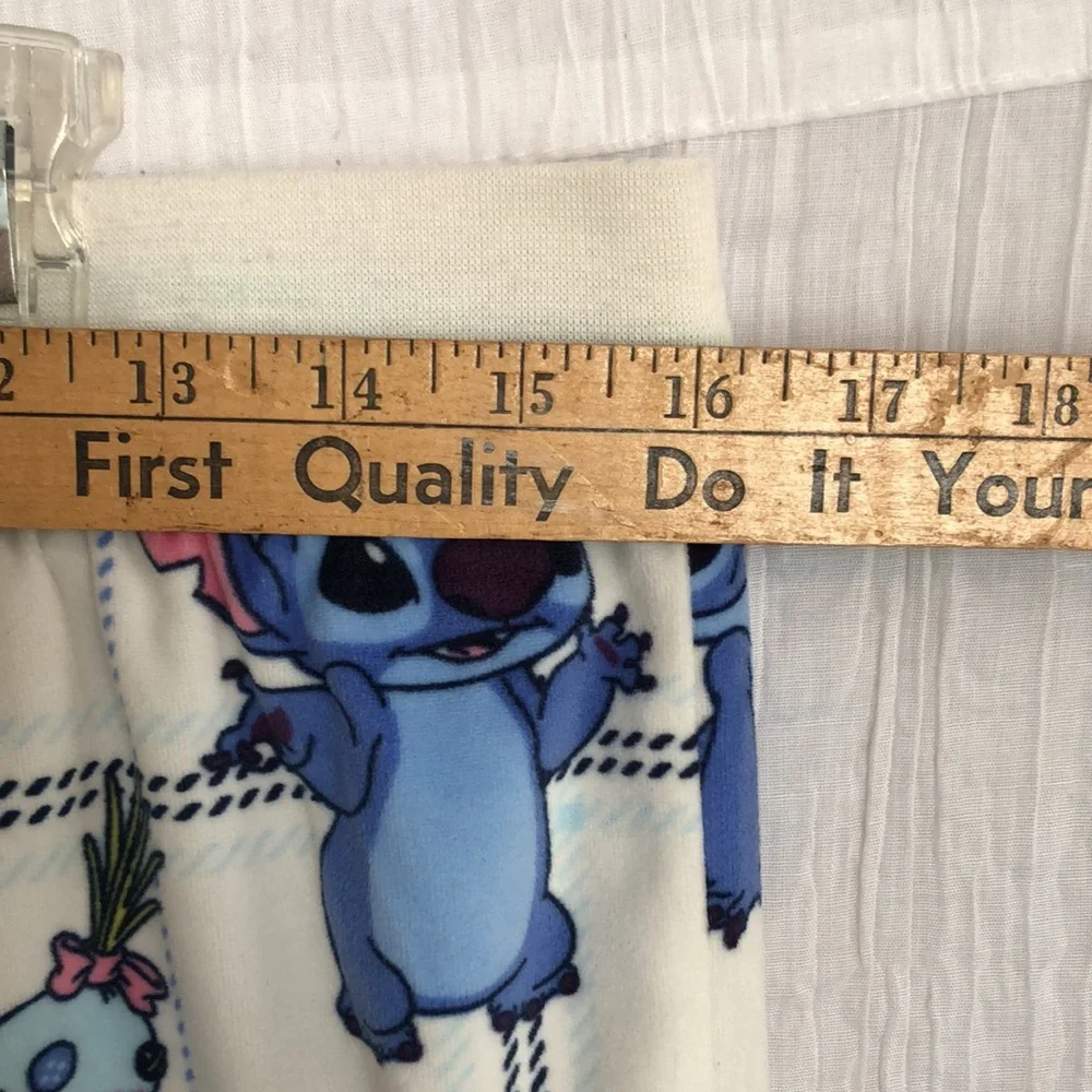 DISNEY STITCH size large unisex super soft pajama loungewear pants w/ elastic - Picture 12 of 12